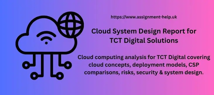 Cloud System Design Report for TCT Digital Solutions