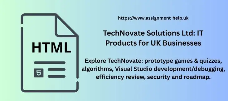 TechNovate Solutions Ltd: IT Products for UK Businesses
