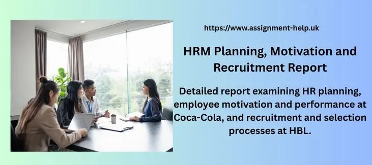 HRM Planning, Motivation and Recruitment Report